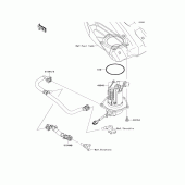 Схема узла: Топливный насос для Kawasaki KX250/ KX252 KX250F