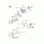 Схема вузла: Підніжки для Kawasaki KLE650 Versys 650 ABS