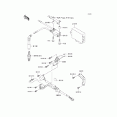Схема вузла: Система запалювання для Kawasaki EJ650 W650