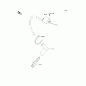 Схема узла: Система зажигания для Kawasaki KX100