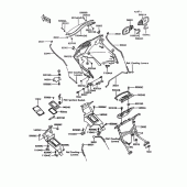 Схема вузла: Cowling(1/2)(zg1000-a7/a8) для Kawasaki ZG1000 Concours