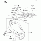 Схема узла: Рама для Kawasaki ZX900 Ninja ZX-9R
