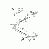 Схема узла: Переключатель передач для Kawasaki ZX1000 Z1000SX