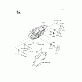 Схема вузла: Headlight(s) для Kawasaki ZR1000 Z1000