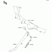 Схема вузла: Stand(s) для Kawasaki VN1600 VN1600 Mean Streak