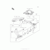 Схема вузла: Bag Fitting Kit для Kawasaki KLZ1000 Versys 1000 LT Supplement