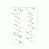 Схема вузла: Інструмент для Kawasaki EN500 Vulcan 500 LTD