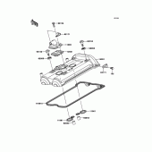 Схема узла: Клапанная крышка для Kawasaki ER650 ER-6N