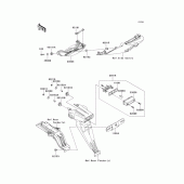 Схема узла: Taillight(s) для Kawasaki ZX600 Ninja ZX-6R