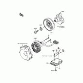 Схема вузла: Генератор для Kawasaki ZG1400 1400GTR ABS