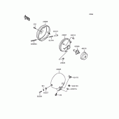 Схема вузла: Фара для Kawasaki VN250 Eliminator 250V