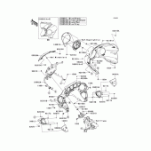 Схема вузла: Cowling(b9f-baf) для Kawasaki VN1700 Vulcan 1700 Voyager ABS