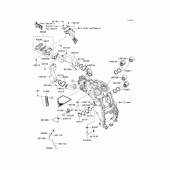 Схема узла: Воздушный фильтр для Kawasaki ZX1400 ZZR1400 ABS