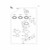 Схема вузла: Опційні деталі для Kawasaki KX125