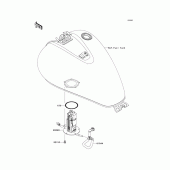 Схема узла: Fuel pump для Kawasaki VN900 Vulcan 900 Classic LT