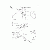 Схема вузла: Котушка запалювання для Kawasaki EJ650 W650