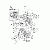 Схема узла: Картер двигателя для Kawasaki BJ250 250TR