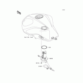 Схема вузла: Паливний насос Kawasaki ZR750 Z750R ABS