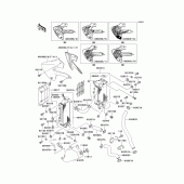 Схема вузла: Радіатор (1/2) для Kawasaki KLX300R