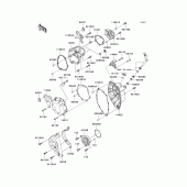 Схема вузла: Engine cover(s) для Kawasaki ZX1000 Ninja ZX-10R