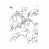 Схема вузла: Кріплення для Kawasaki ZR1100 Zephyr 1100