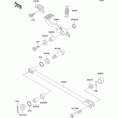 Схема узла: Лапка тормоза для Kawasaki ZX1100 ZZ-R1100