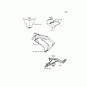 Схема вузла: Decals(Gray) для Kawasaki EX650 ER-6F