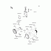 Схема вузла: Колінчастий вал для Kawasaki EL250 Eliminator 250SE