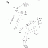 Схема вузла: Stand(s) для Kawasaki ZX600 ZZ-R600