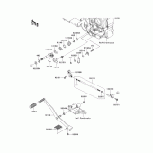 Схема вузла: Перемикач передач для Kawasaki VN1700 Vulcan 1700 Nomad