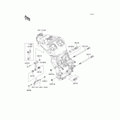 Схема узла: Крепление двигателя для Kawasaki ZX1200 Ninja ZX-12R