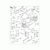 Схема вузла: Карбюратор (‾EJ650C-059143) для Kawasaki EJ650 W650