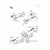 Схема узла: Поворотники для Kawasaki ER650 ER-6N