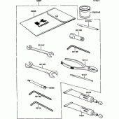 Схема узла: Tool для Kawasaki ZX900 GPZ900R