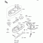 Схема вузла: Meter(s)(zx600-e4) для Kawasaki ZX600 ZZ-R600