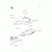 Схема вузла: Side Covers для Kawasaki ZX1000 Ninja 1000 ABS