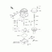 Схема вузла: Карбюратор parts(1/2) для Kawasaki ZG1000 Concours