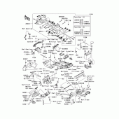 Схема вузла: Електроустаткування для Kawasaki ZX1400 Ninja ZX-14