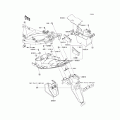 Схема узла: Заднее крыло для Kawasaki EX650 Ninja 650