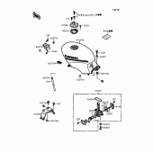 Схема узла: Топливный бак (1/2) для Kawasaki EX400 GPZ400S