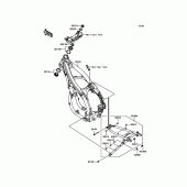 Схема узла: Рама для Kawasaki KLX450 KLX450R