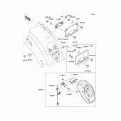 Схема вузла: Taillight(s) для Kawasaki VN2000 Vulcan 2000 Classic LT