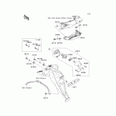 Схема вузла: Taillight(s) для Kawasaki ZR750 Z750