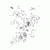 Схема узла: Air cleaner(1/2) для Kawasaki VN1500 VN1500 Classic Tourer Fi