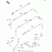Схема узла: Тросики для Kawasaki VN1500 VN1500 Classic