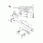 Схема узла: Переключатель передач для Kawasaki ZR750 ZR-7S
