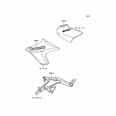 Схема вузла: Decals(Black) для Kawasaki ER650 ER-6N