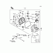 Схема узла: Воздушный фильтр для Kawasaki ZR750 Z750