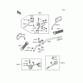 Схема узла: Руль для Kawasaki ZR400 Zephyr