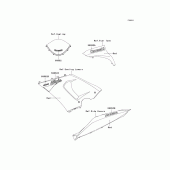 Схема вузла: Decals(red) для Kawasaki ZX636 Ninja ZX-6R